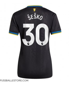 Günstige Manchester United Benjamin Sesko #30 3rd trikot Damen 2025-26 Kurzarm